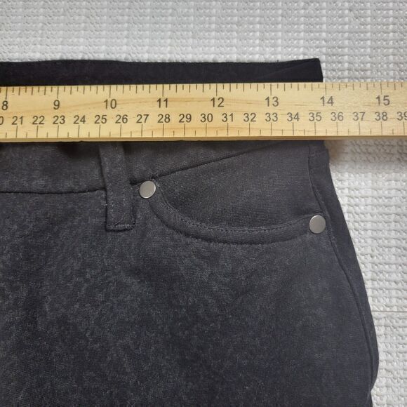 Eileen Fisher Black‎ Filigree Print Skinny Pants Women's Size 6 Petite - Picture 4 of 10